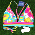 Trina Turk Banded Halter Swim Top- Multicolor 3783135