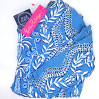 Lilly Pulitzer Ophelia 3/4 Sleeve Swing Dress - Abaco Blue Have It Both Rays - BeachToBlvd