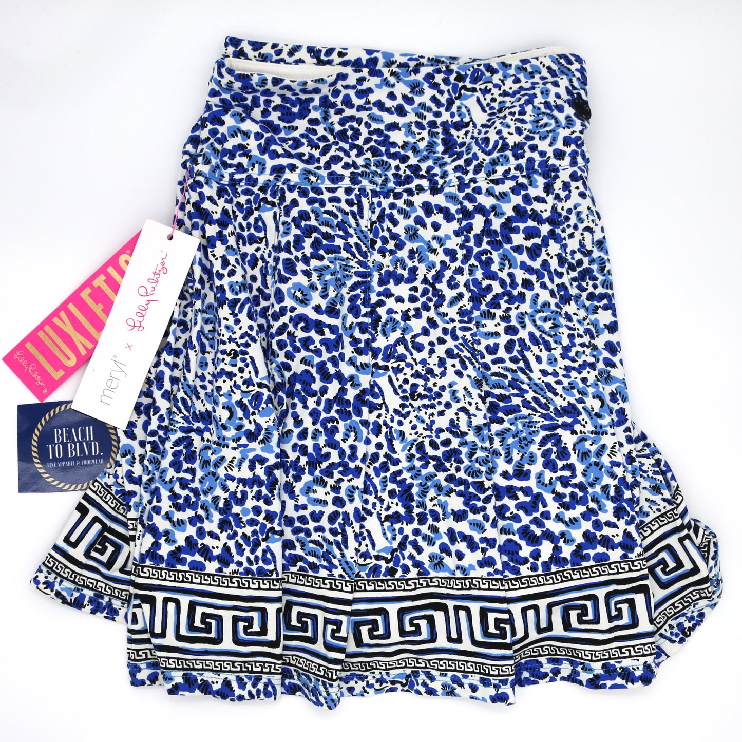 Lilly Pulitzer UPF 50+ Luxletic Annora Skort - Resort White Twisted Up
