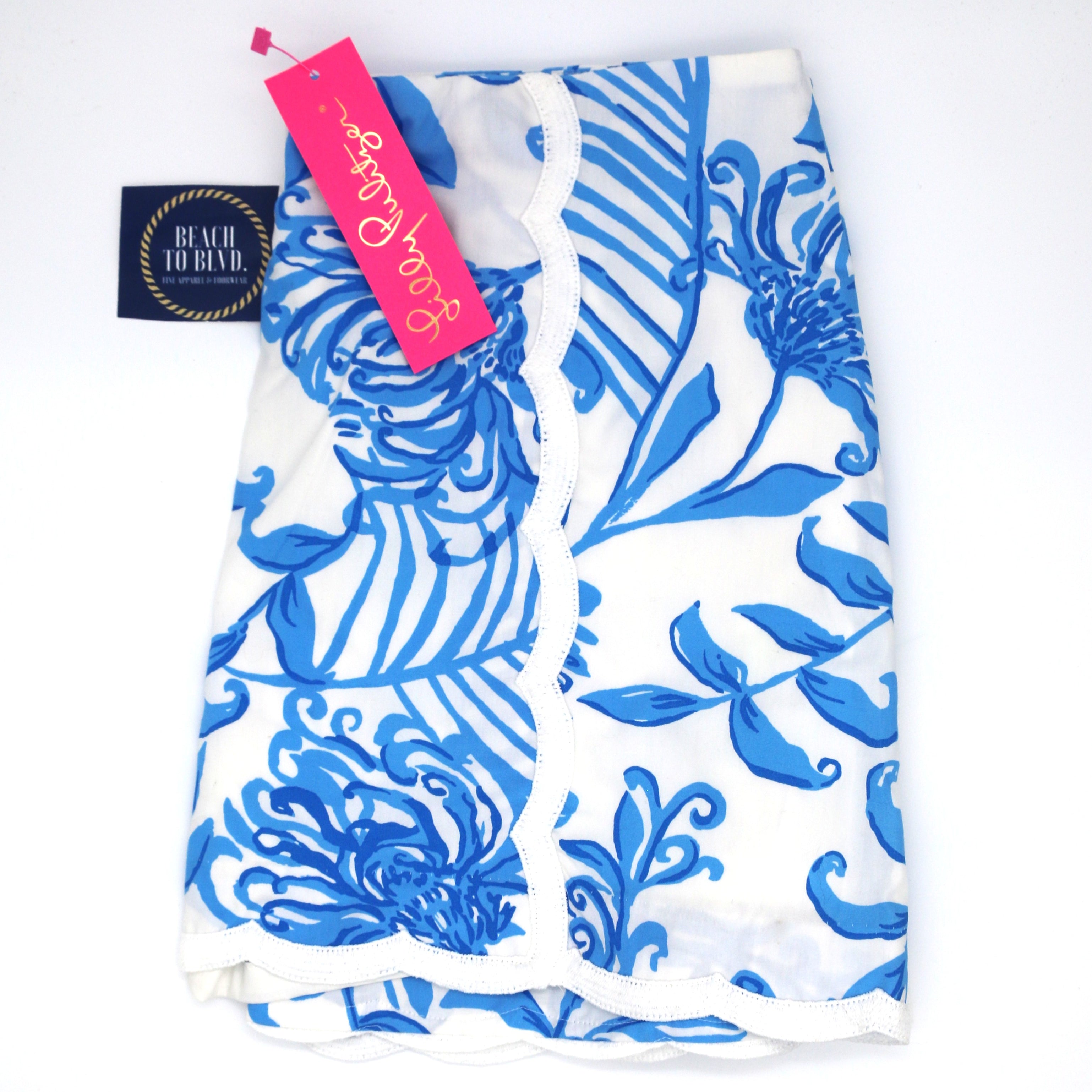Lilly Pulitzer Michelina Mini Skort - Resort White Glisten In The Sun - BeachToBlvd