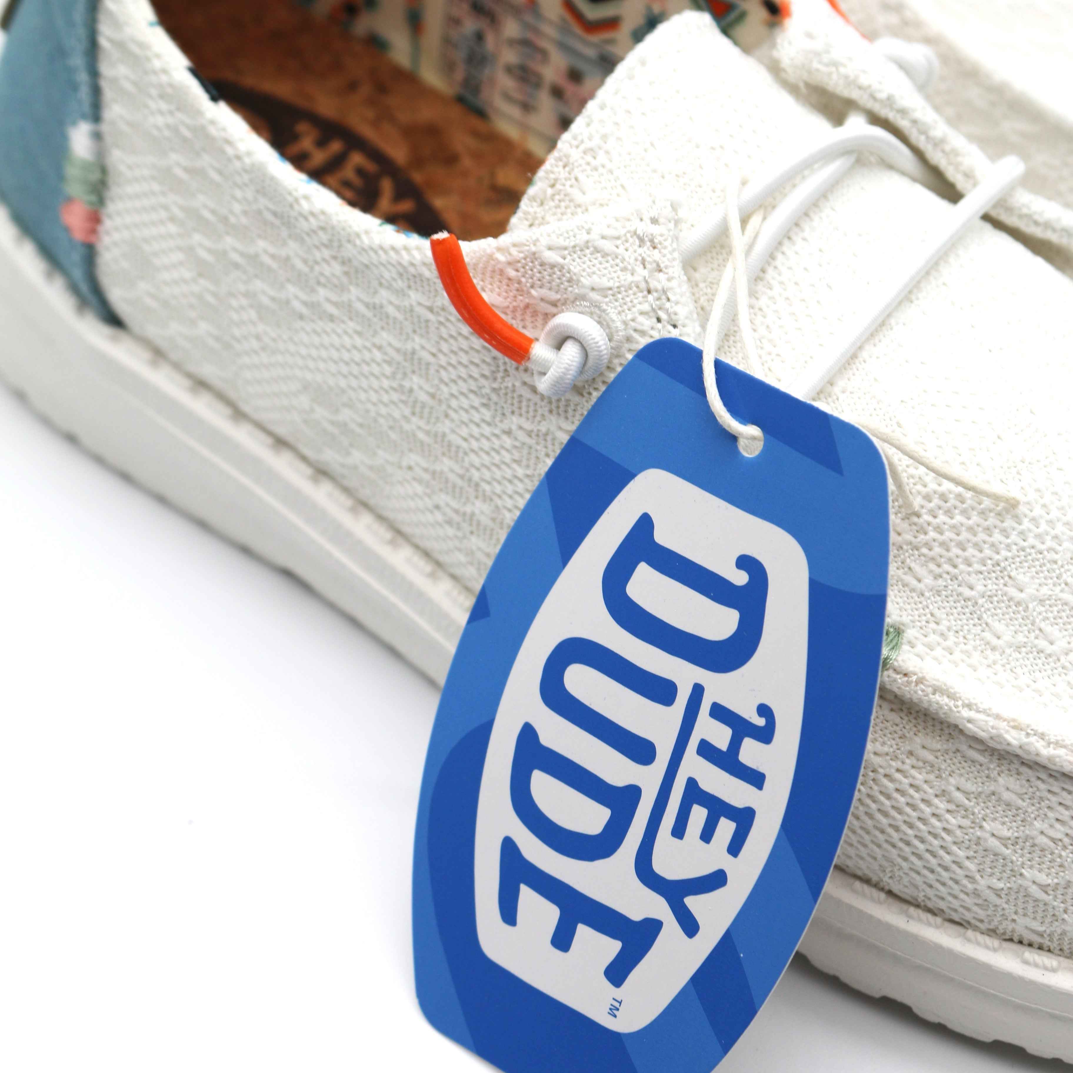 Heydude Shoes Wendy Boho White Crochet