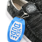 Heydude Wally Stretch Men's Shoes - Meteorite - BeachToBlvd