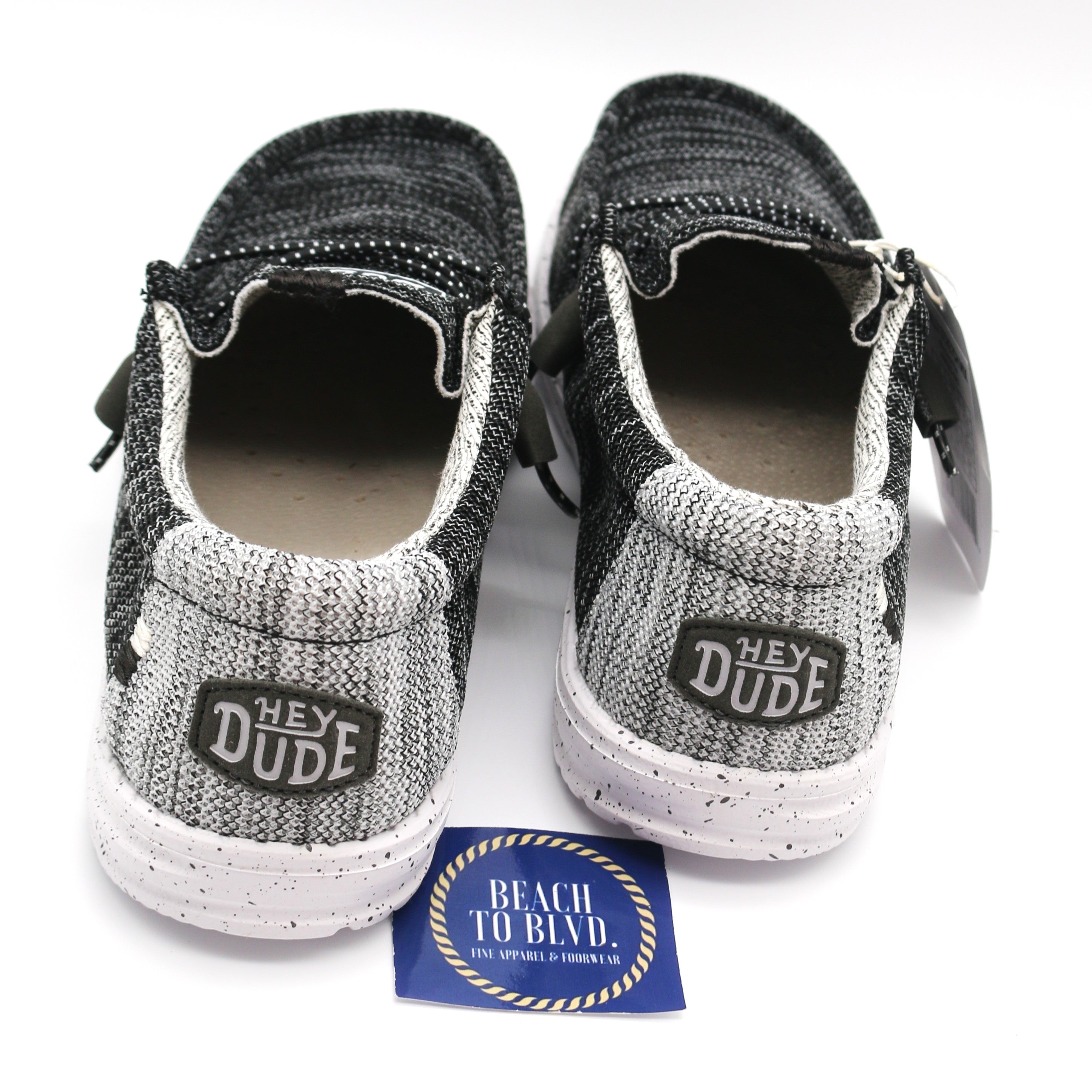 Heydude Wally Stretch Men's Shoes - Meteorite - BeachToBlvd