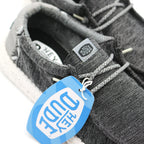 Heydude Wally Coastline Men's Shoes - Black/White - BeachToBlvd