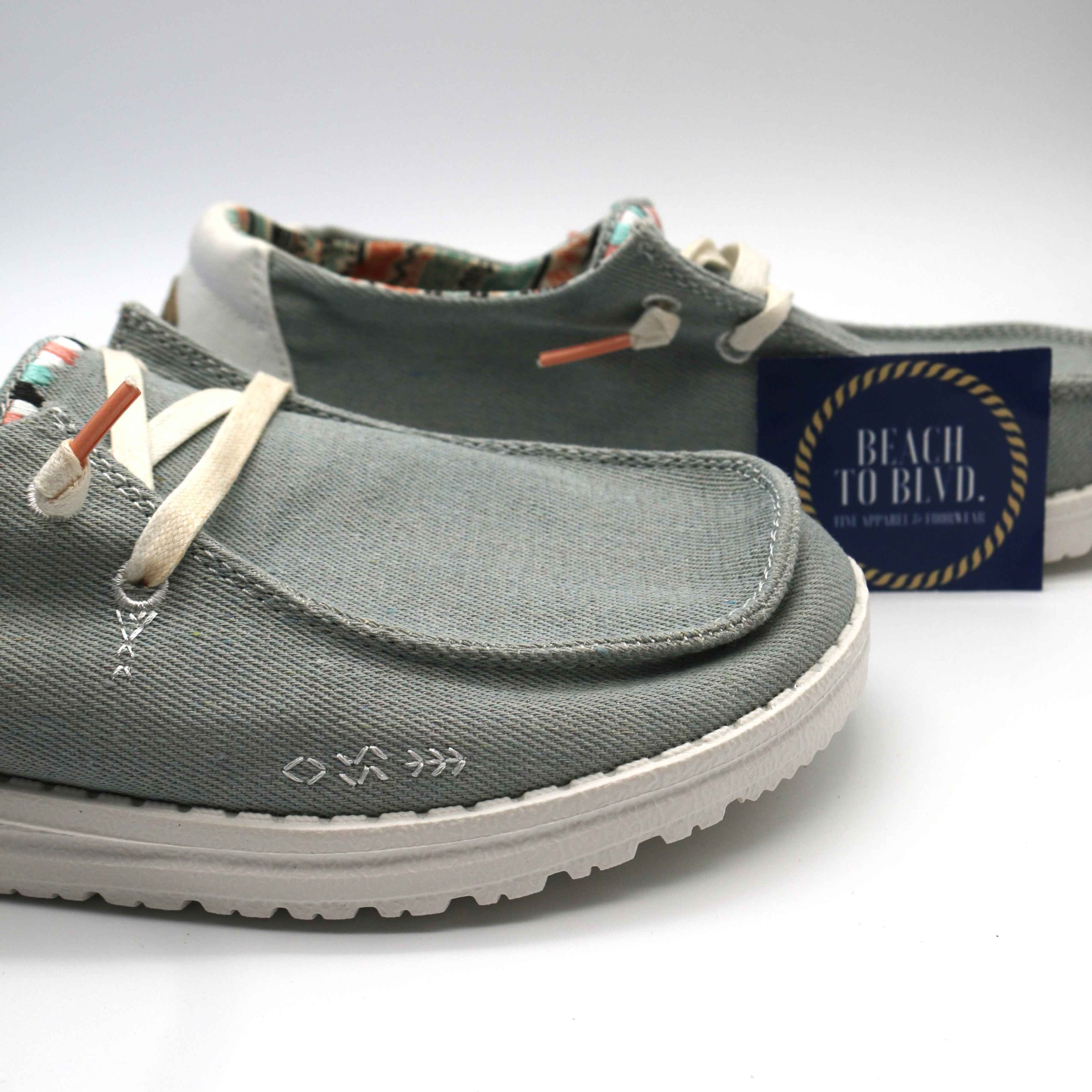 Heydude Wendy Boho Light Denim Women's Shoes
