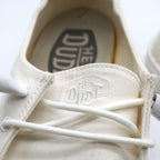 Heydude Wendy Slub Canvas Women's Shoes - White - BeachToBlvd