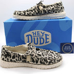 Heydude Wendy Woven Cheetah Grey Women's Shoes
