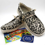 Heydude Wendy Woven Cheetah Grey Women's Shoes