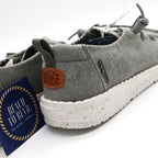Heydude Wendy Chambray Women's Shoes - Grey - BeachToBlvd