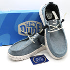 Heydude Wendy Chambray Women's Shoes - Light Blue - BeachToBlvd