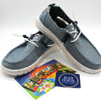 Heydude Wendy Chambray Women's Shoes - Light Blue - BeachToBlvd