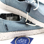 Heydude Wendy Chambray Women's Shoes - Light Blue - BeachToBlvd