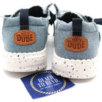 Heydude Wendy Chambray Women's Shoes - Light Blue - BeachToBlvd