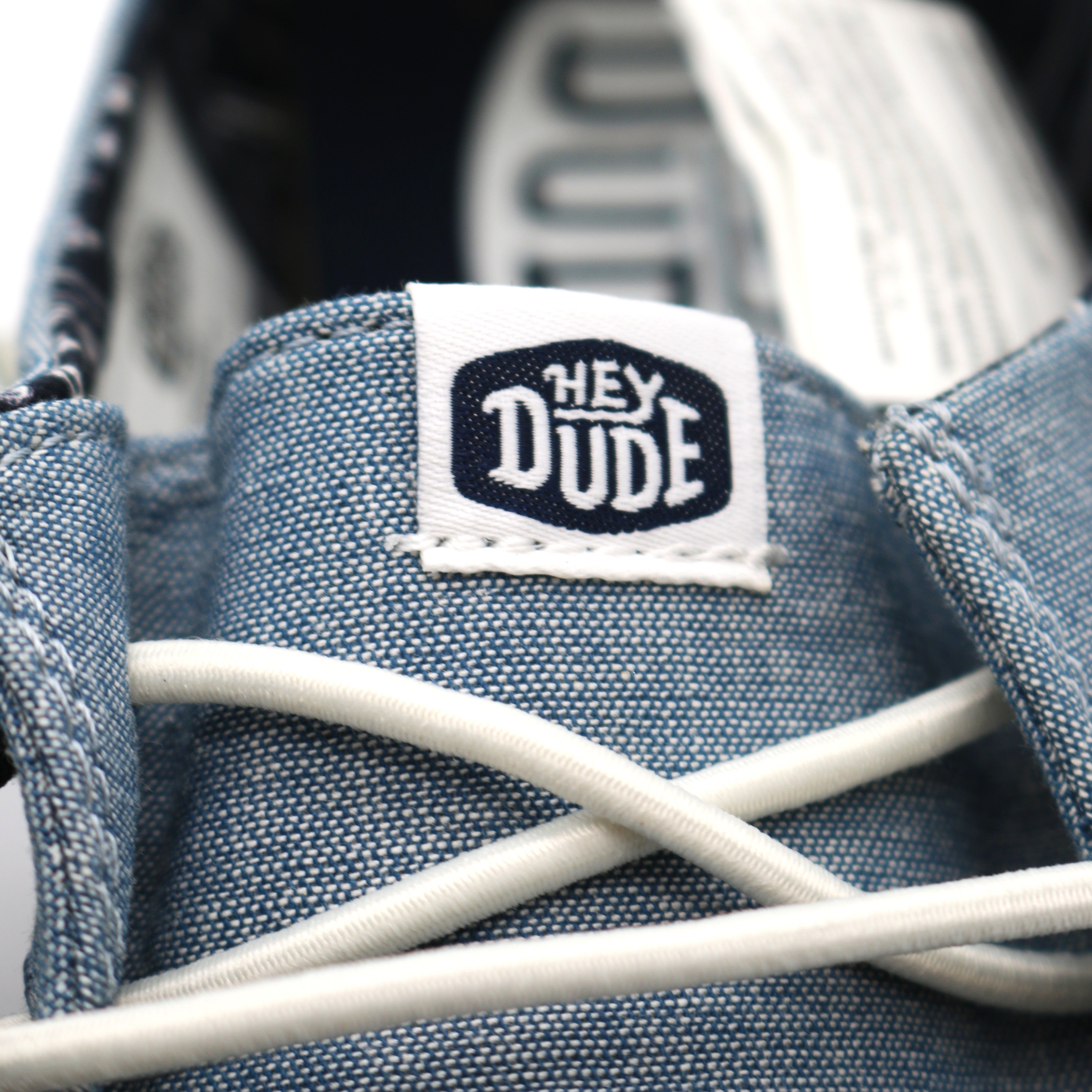 Heydude Wendy Chambray Women's Shoes - Light Blue - BeachToBlvd