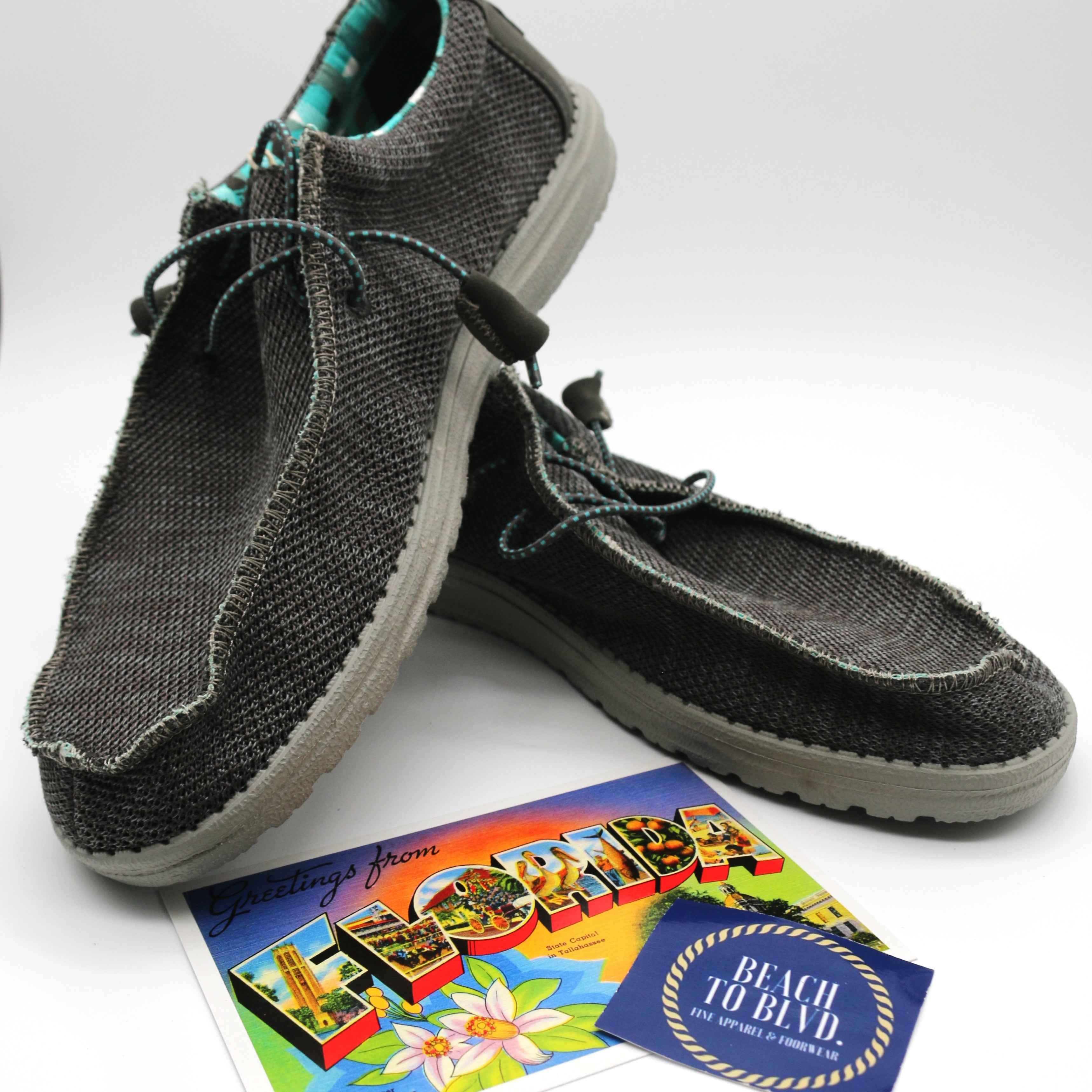 Heydude Wally Sox Charcoal Men's Shoes