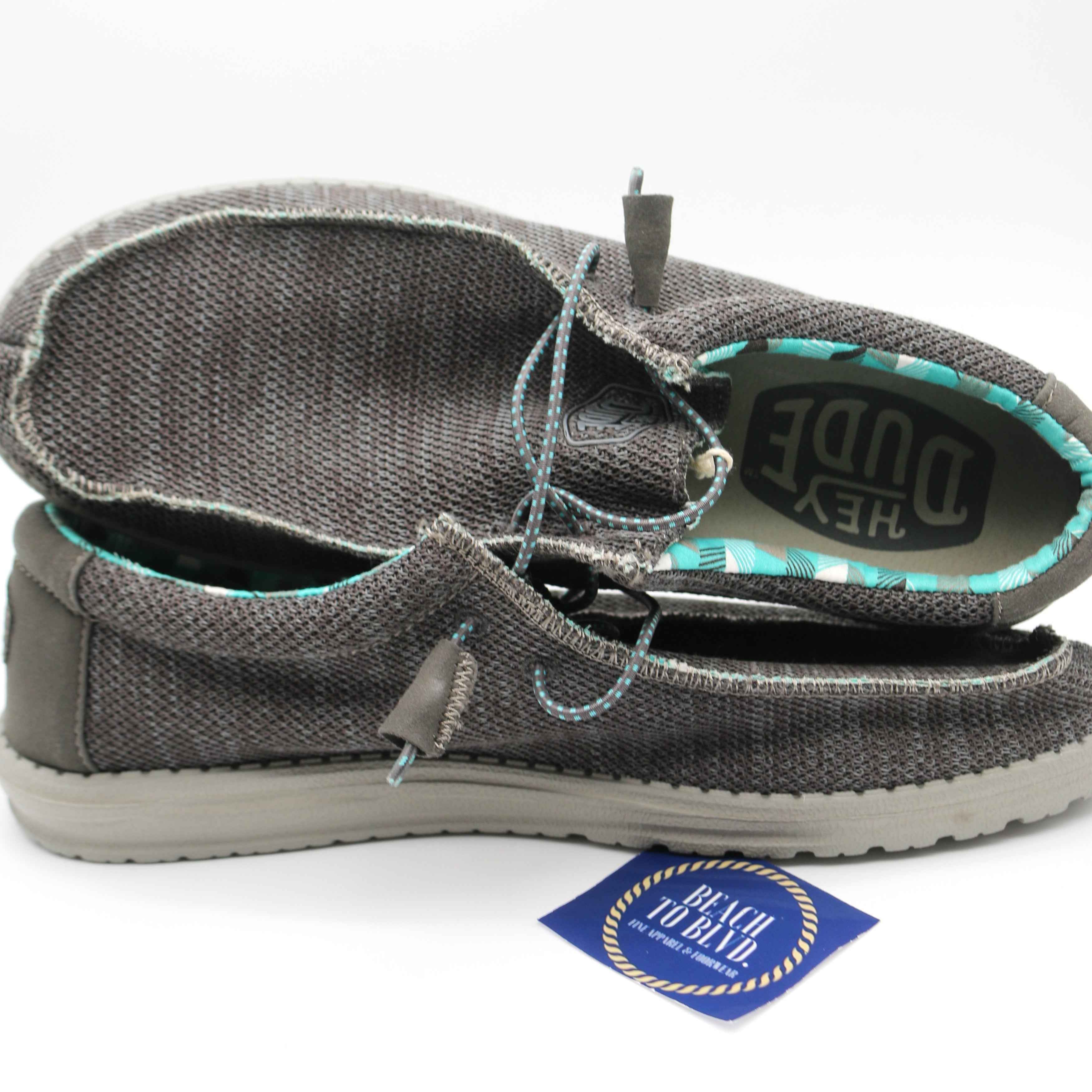 Heydude Wally Sox Charcoal Men's Shoes