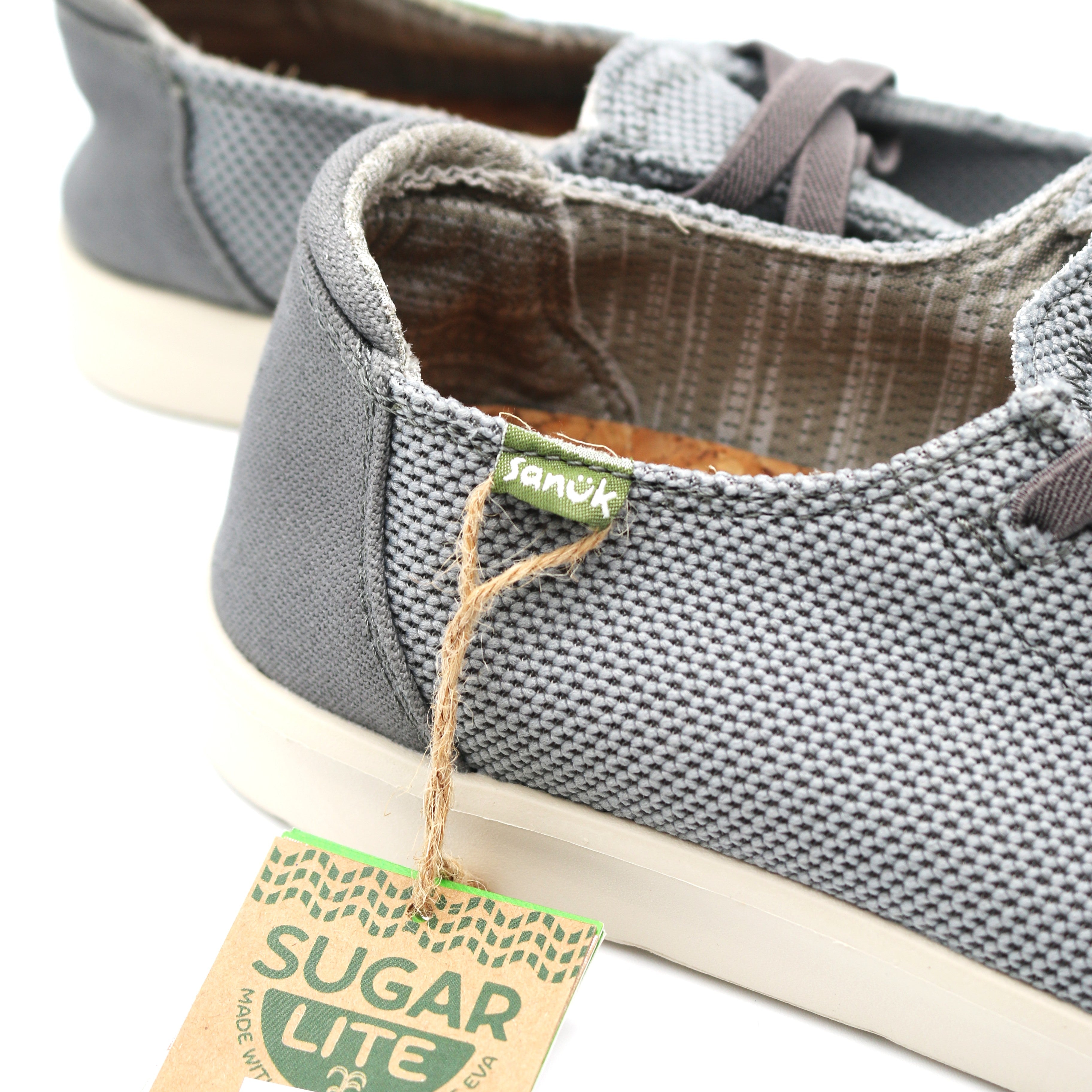 Sanuk Mens Shaka Lite Sl Mesh - grey - BeachToBlvd