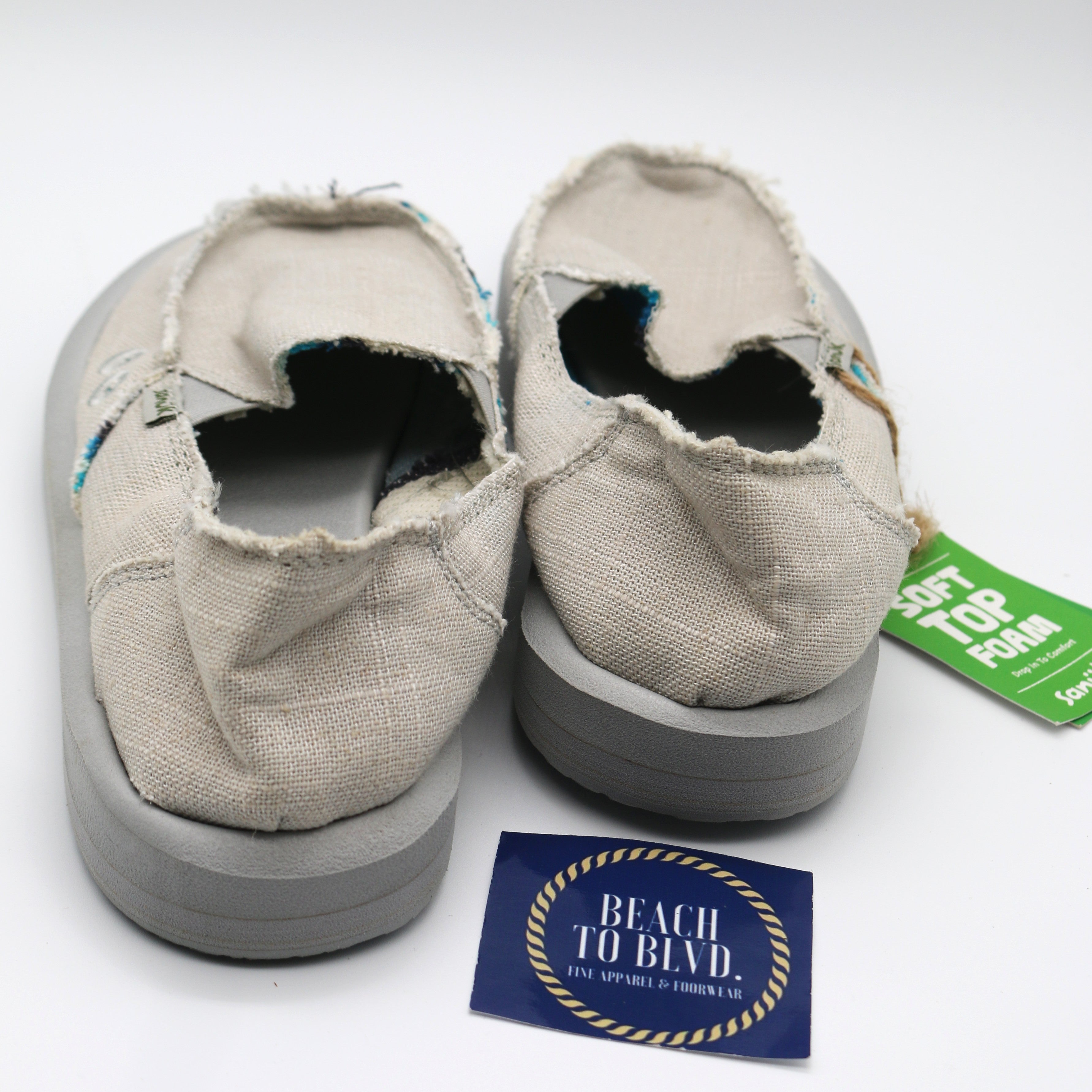 Sanuk Donna St Hemp Grey - Women - BeachToBlvd