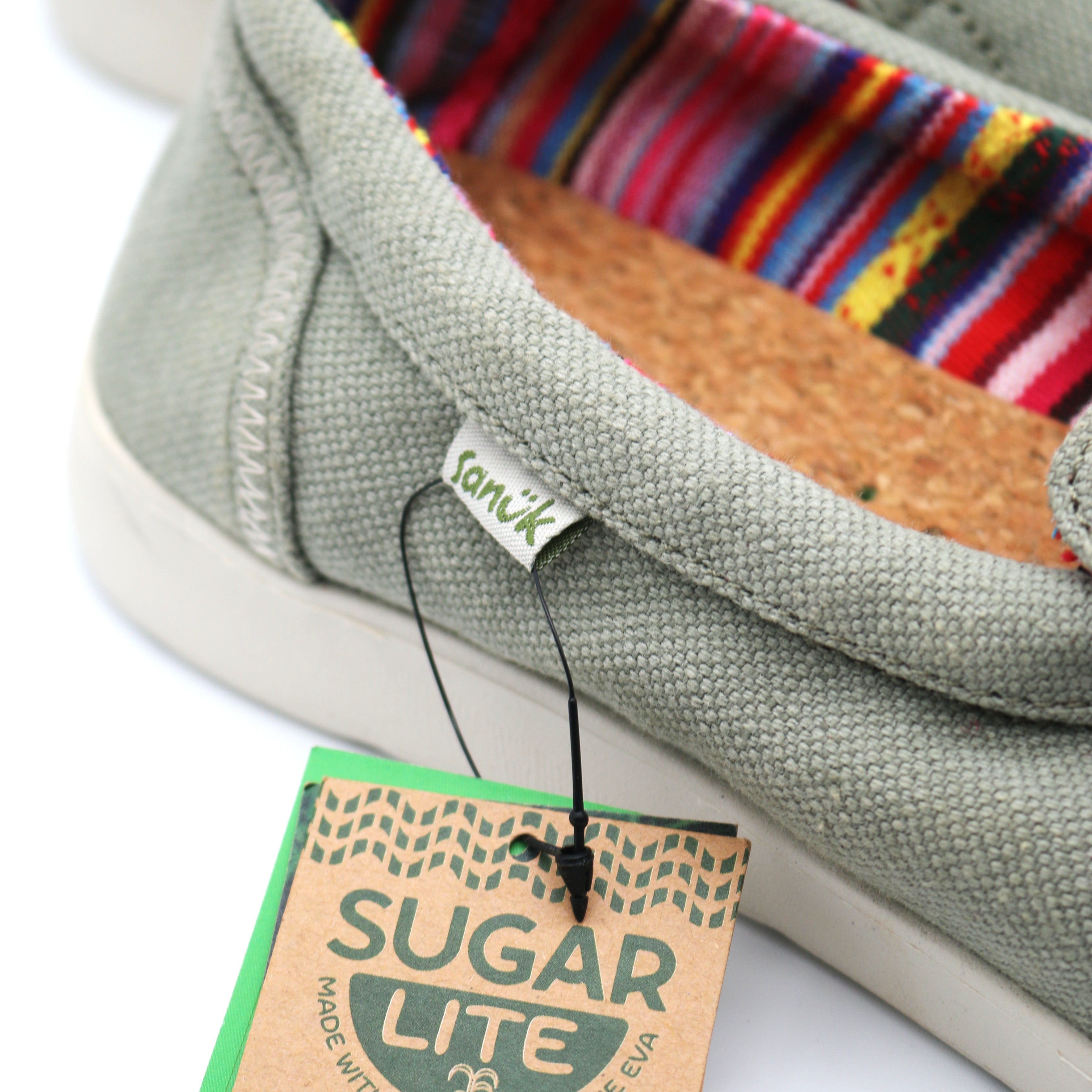 Sanuk Sidewalk Surfer Lite 2 Sl Sage - Women - BeachToBlvd