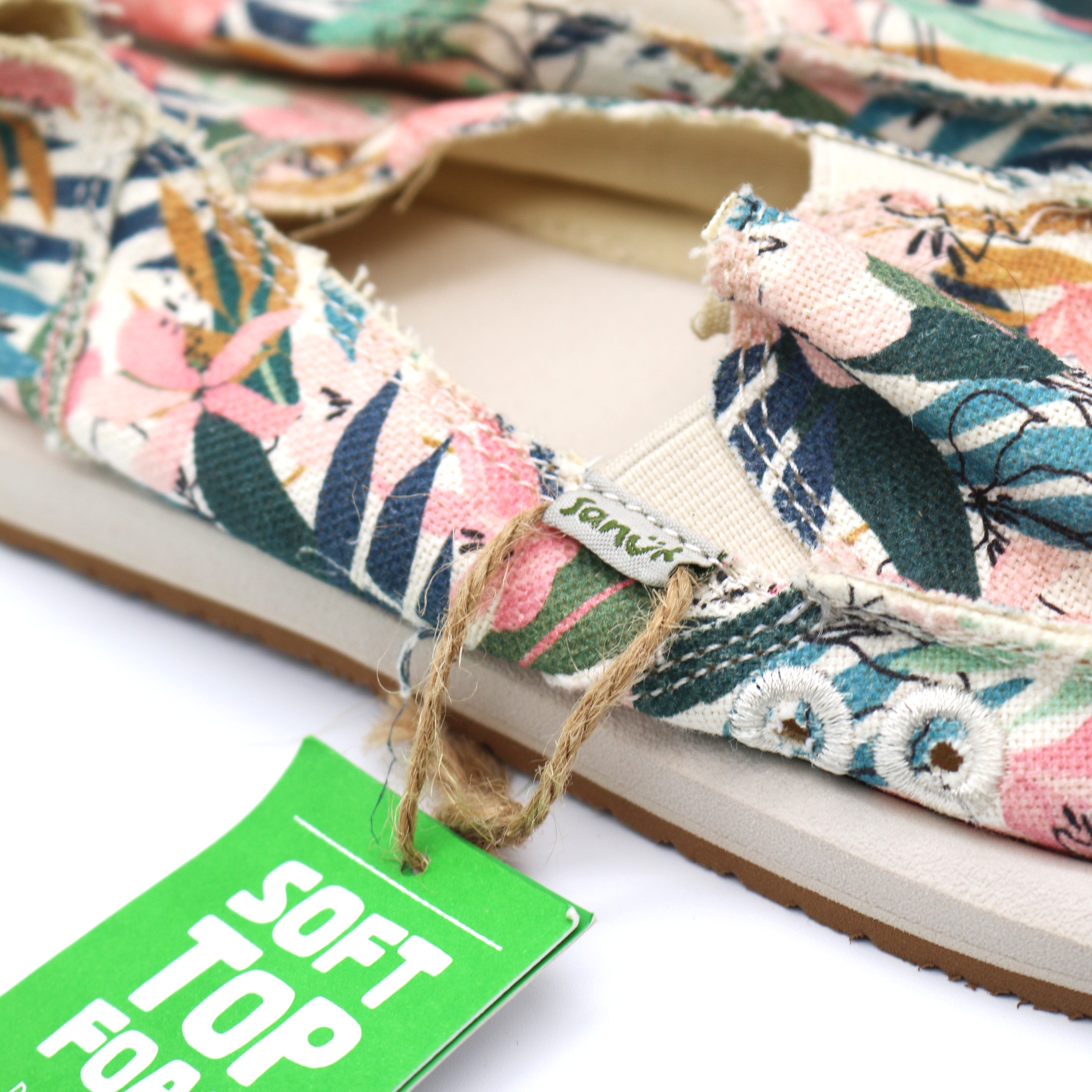Sanuk Donna Tropical Slip-on Women's Shoes - BeachToBlvd