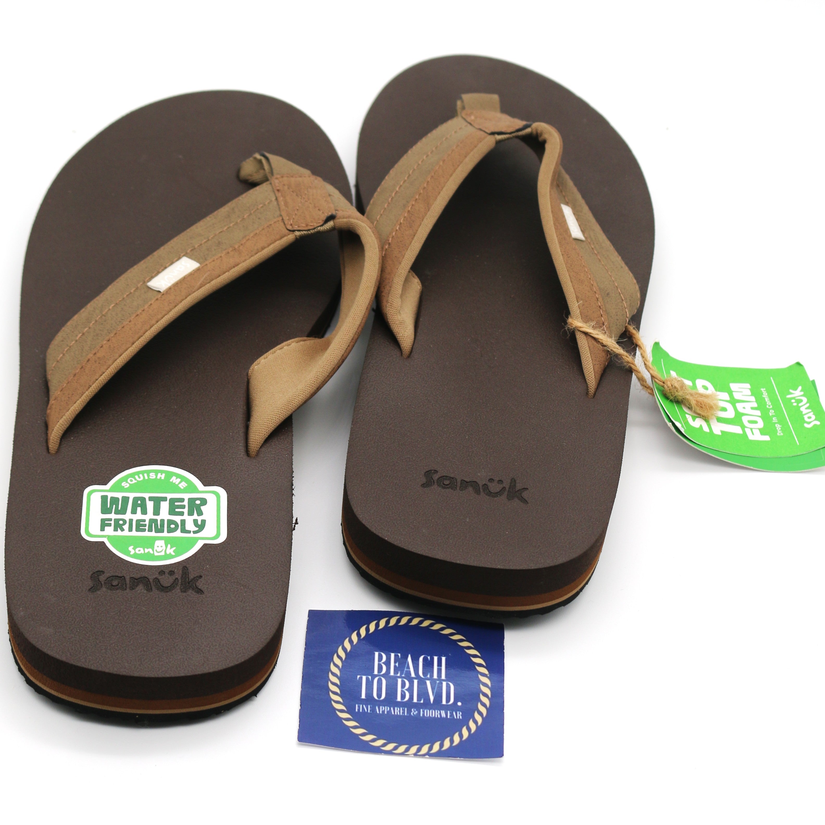 Sanuk Ziggy Tan- Men - BeachToBlvd
