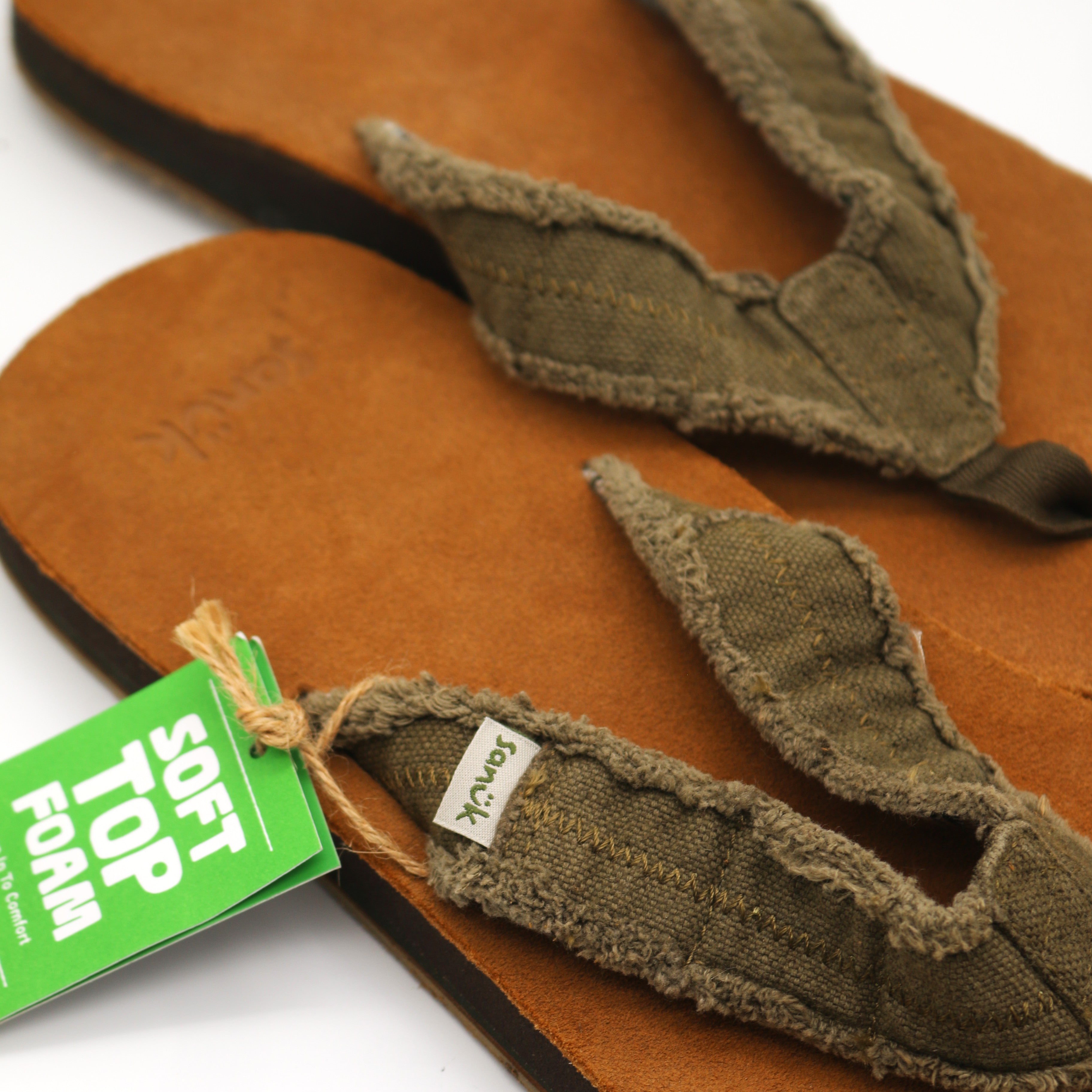 Sanuk Fraid Not St - Men Dark Olive - BeachToBlvd