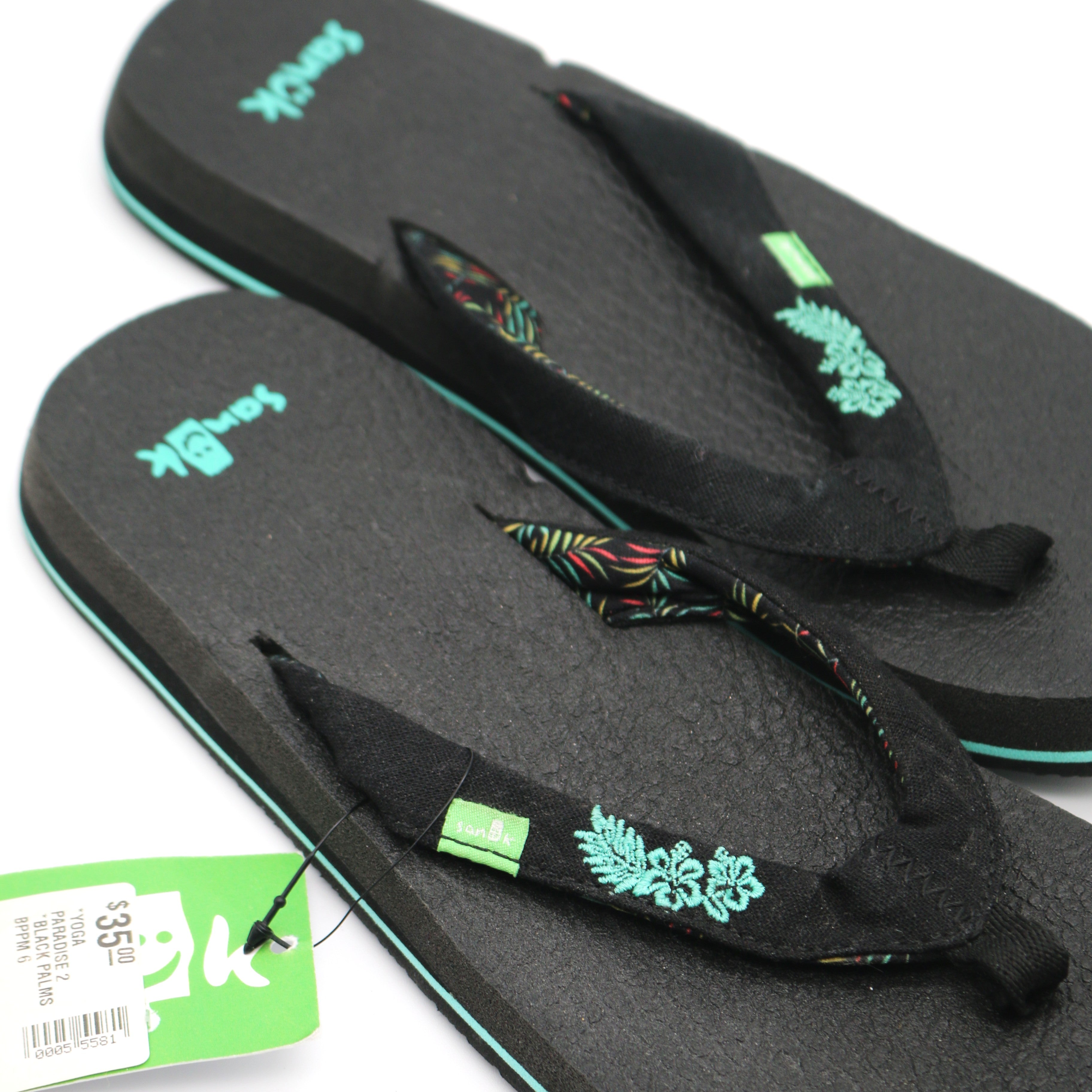 Sanuk Yoga Paradise II - Women -Black Paradise Palm - BeachToBlvd
