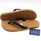 Reef Solana Black and Tan Sandals - BeachToBlvd