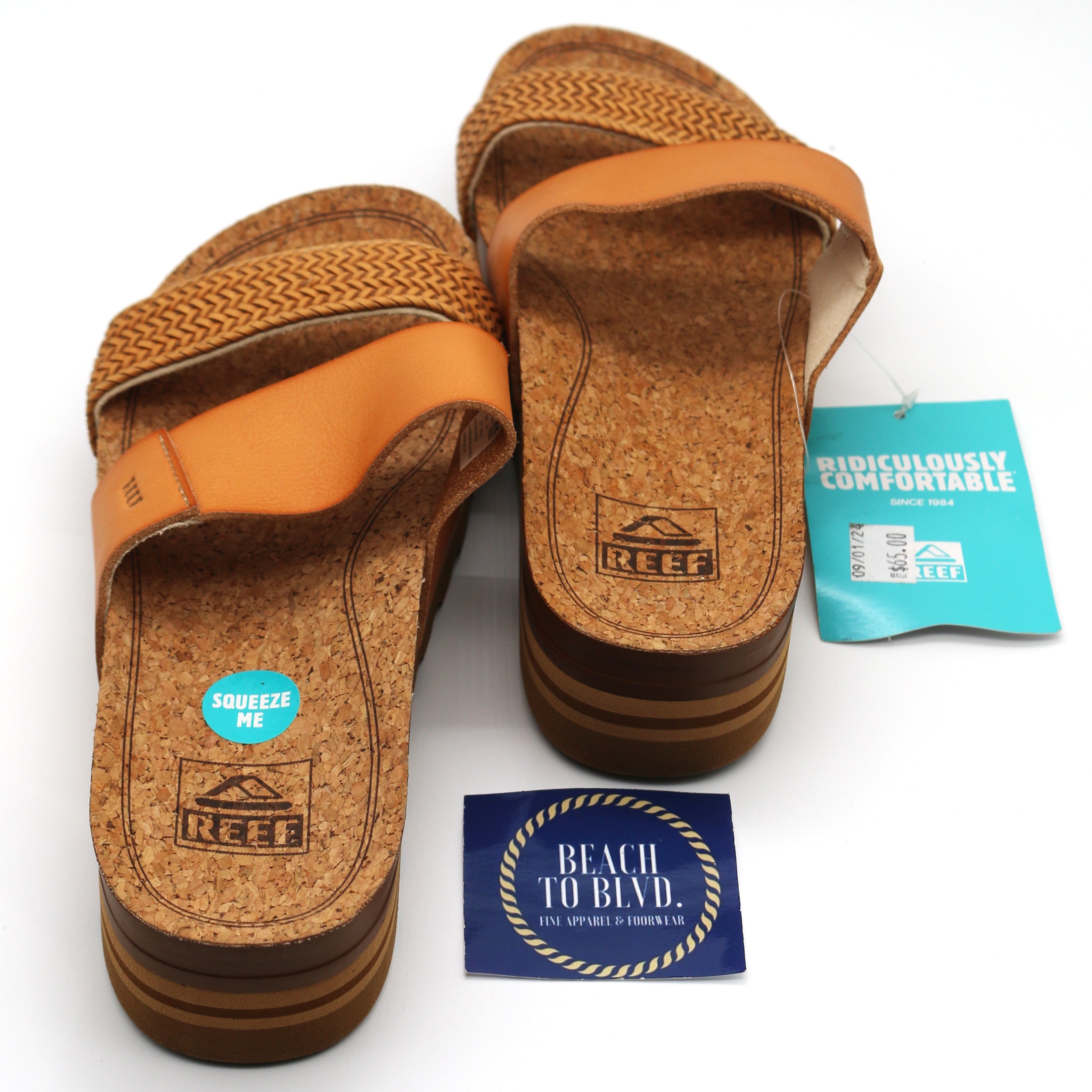 Reef Cushion Vista Hi Natural Braid Sandal - BeachToBlvd