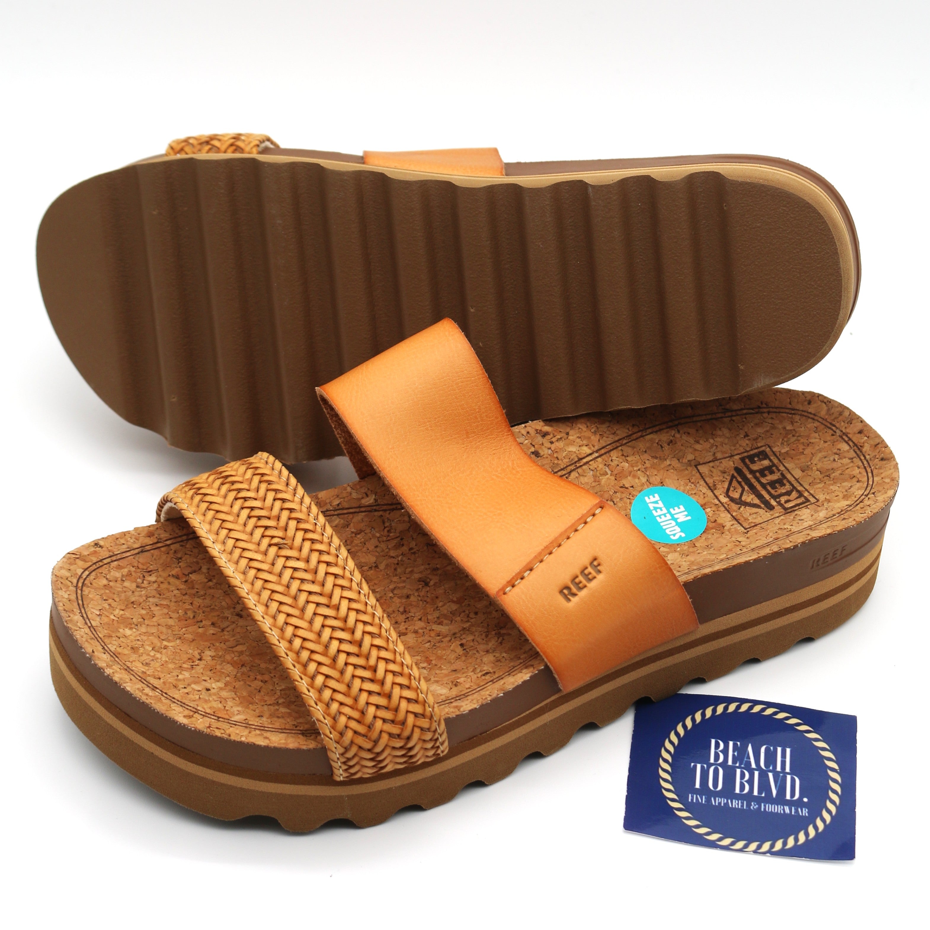 Reef Cushion Vista Hi Natural Braid Sandal - BeachToBlvd