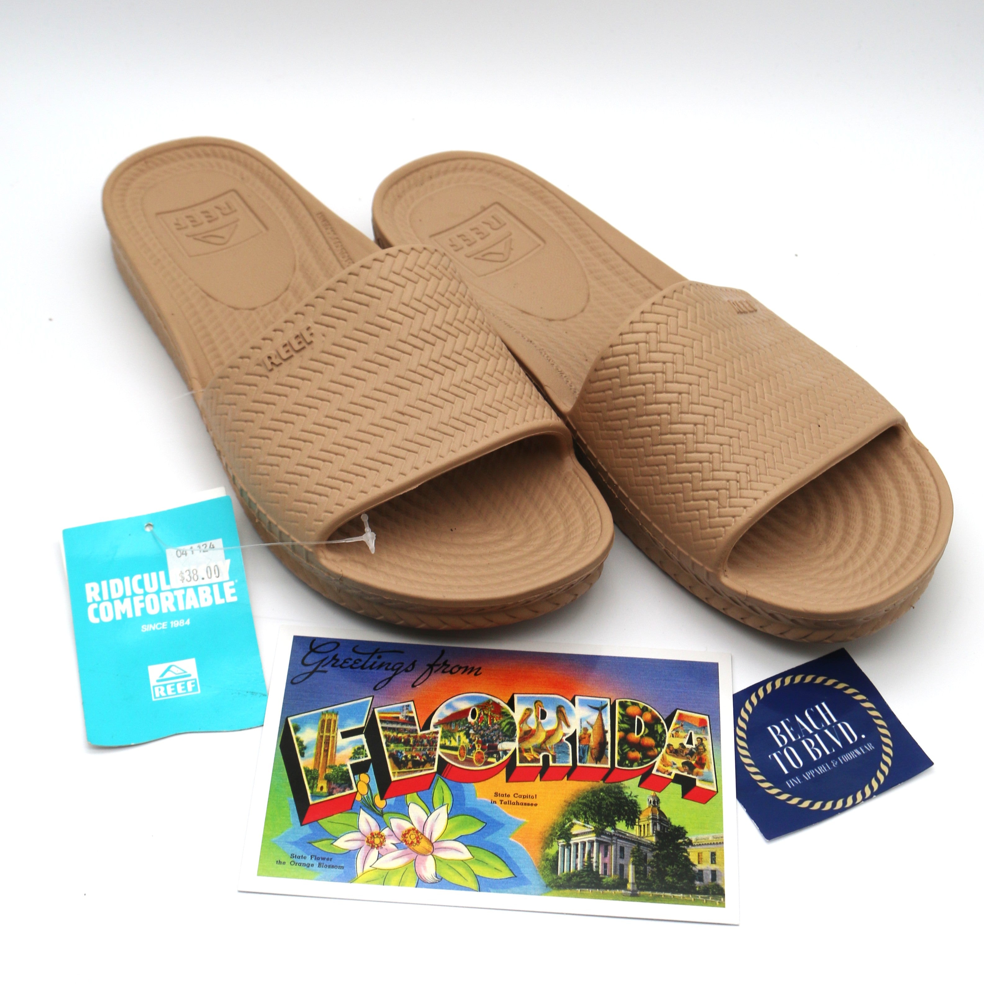 Reef Water Scout Oasis Slide Sandals - BeachToBlvd