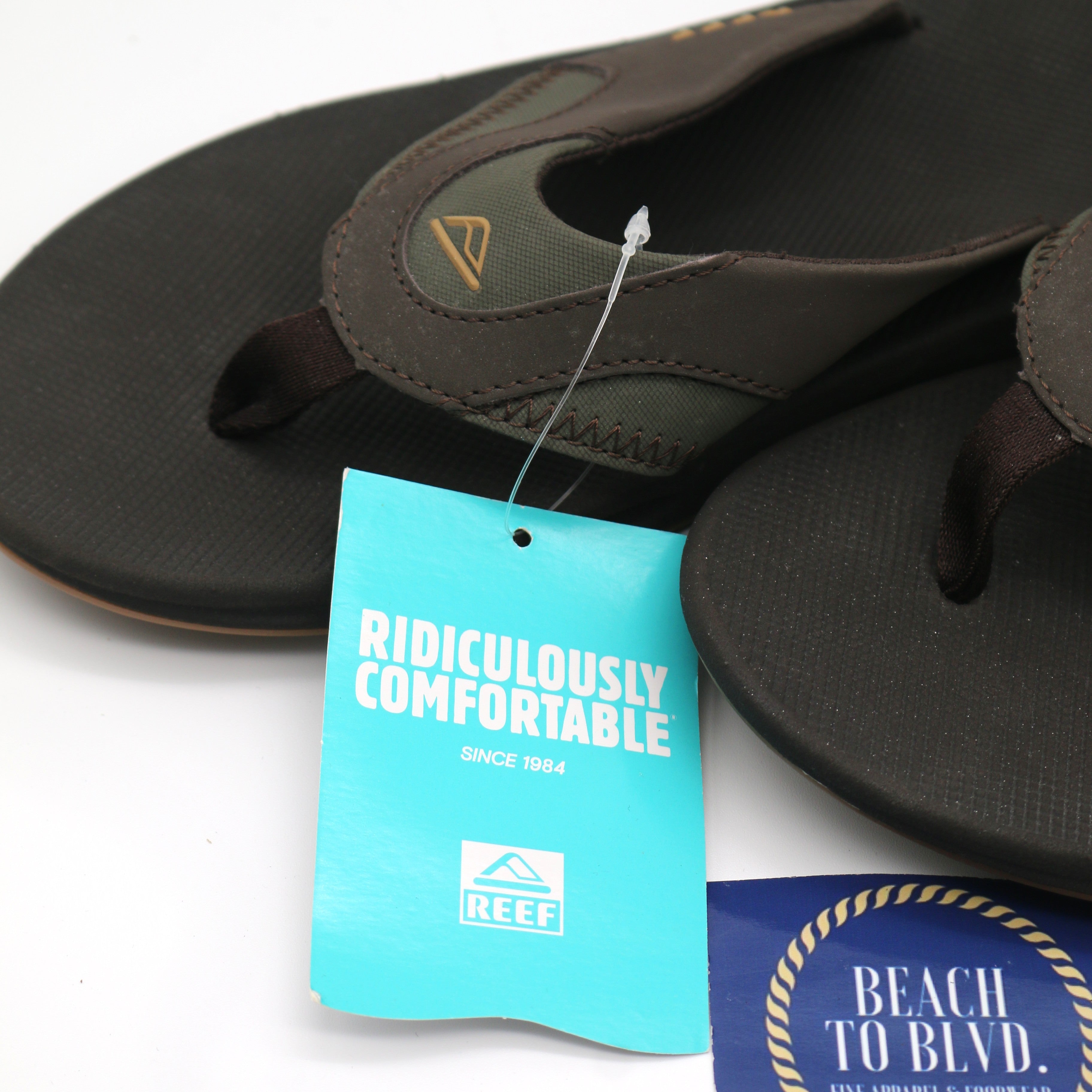 Reef Fanning Bottle Opener Men's Sandals - Brown/Gum