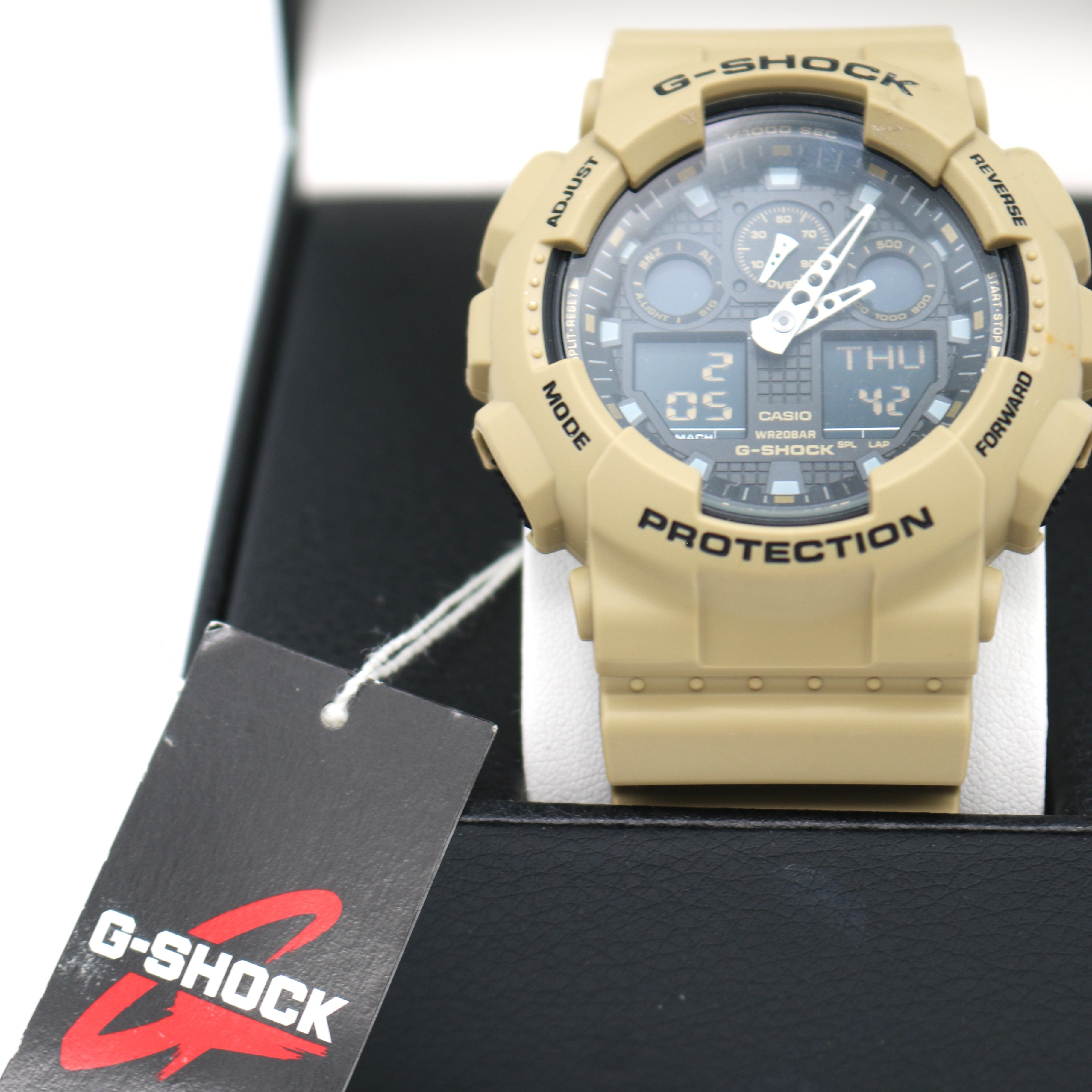 Casio G-Shock Analog-Digital GA100L-8A Watch - BeachToBlvd