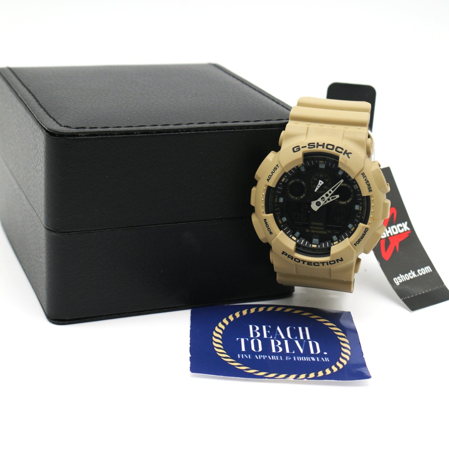 Casio G-Shock Analog-Digital GA100L-8A Watch - BeachToBlvd