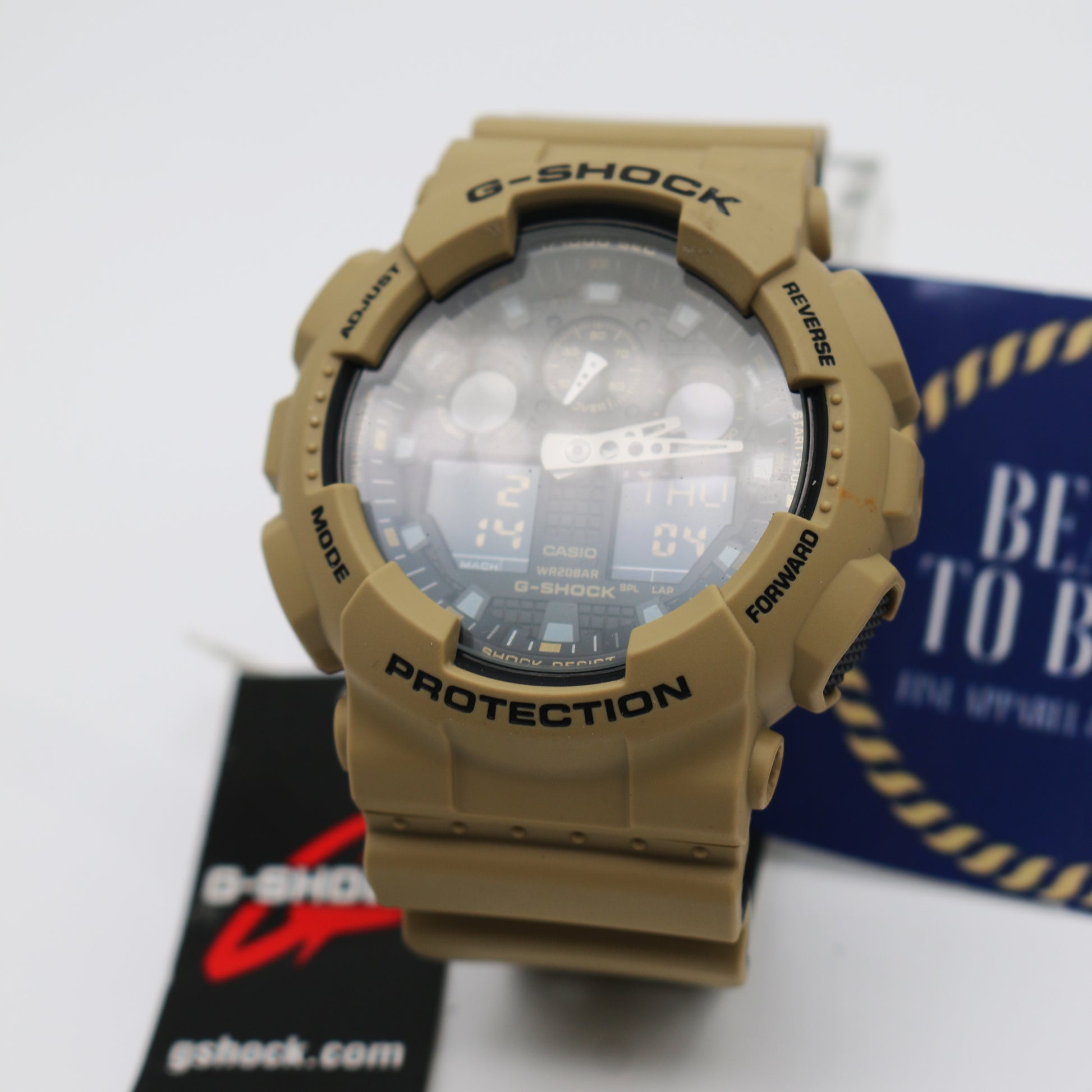 Casio G-Shock Analog-Digital GA100L-8A Watch - BeachToBlvd