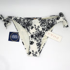 Phax Tie-Side Latin Bottom - Black & White Toile Print