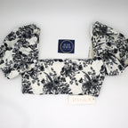 Phax Swim Puff Sleeve Bikini Crop Top