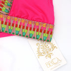 Becca by Rebecca Avery Banded Triangle Bikini Top