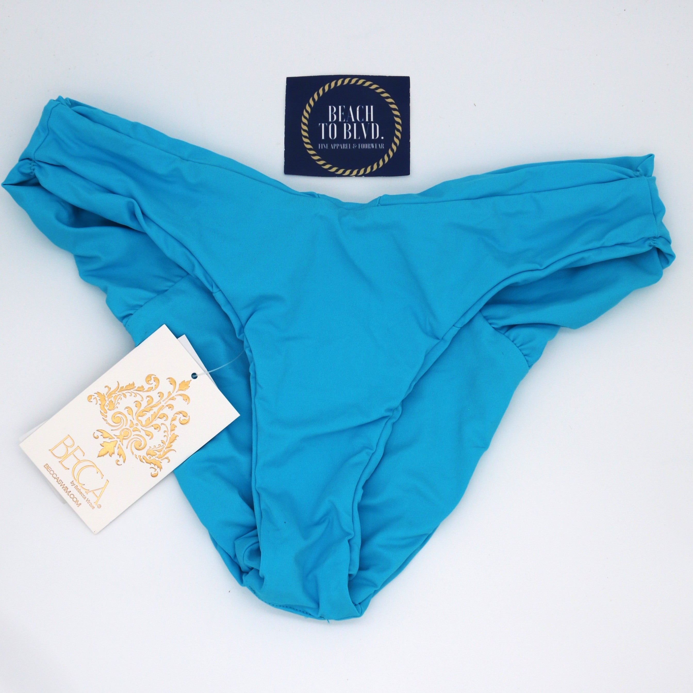 BECCA by Rebecca Garden of Eden - Women's Ruched Bikini Bottom