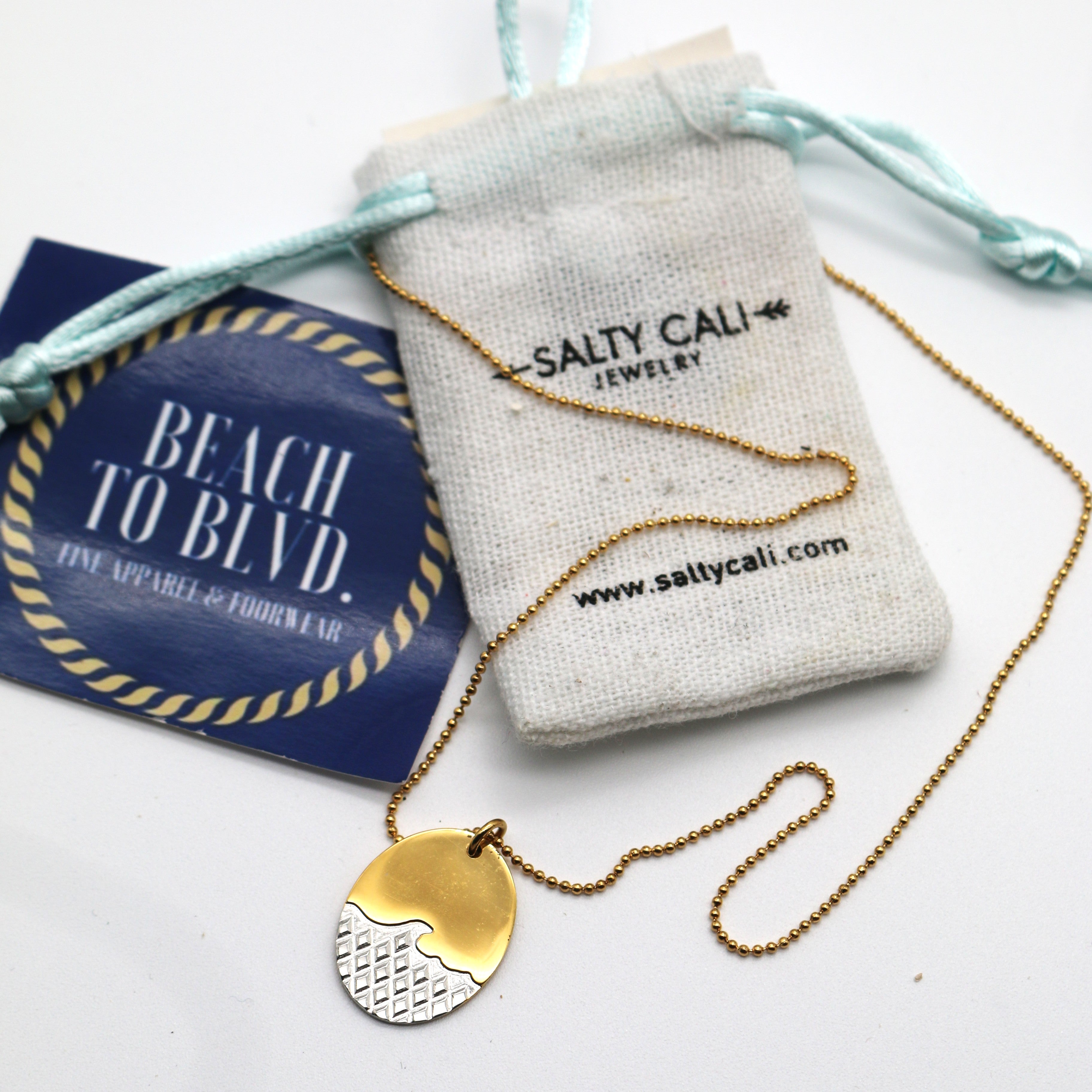 Salty Cali ~ Surf Token ~ Gold