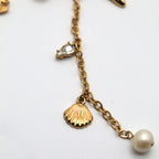 ETTIKA Ocean Charm Chain Lariat Necklace