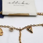 ETTIKA Ocean Charm Chain Lariat Necklace