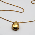 Sahira Raindrop Necklace Gold