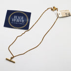 Sahira billie Toggle Necklace Gold