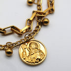 Sahira All Saints Coin Bracelet Gold