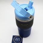 Stanley The Iceflow Classic Flip Straw Tumbler 20 Ounce - Lapis - BeachToBlvd