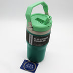 Stanley The Iceflow Classic Flip Straw Tumbler 20 Ounce - Dark Green - BeachToBlvd
