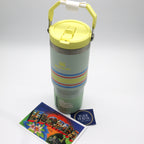 Stanley The Varsity Iceflow Flip Straw Tumbler 30 oz - Mist Mesh - BeachToBlvd