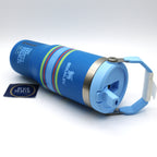 Stanley The Varsity Iceflow Flip Straw Tumbler 30 oz - Azure Mesh - BeachToBlvd