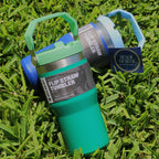 Stanley The Iceflow Classic Flip Straw Tumbler 20 Ounce - Lapis - BeachToBlvd